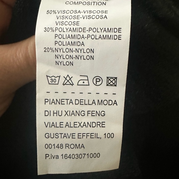 Black Short Sleeve Sweater- One Size-NWOT - Picture 5 of 5